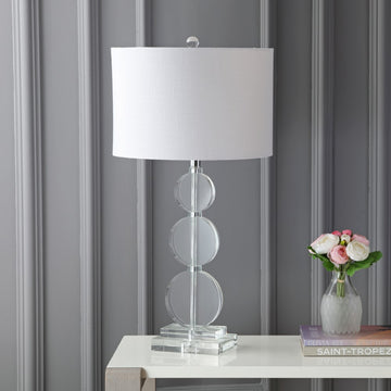 Paisley 29.5" Crystal LED Table Lamp - JONATHAN Y